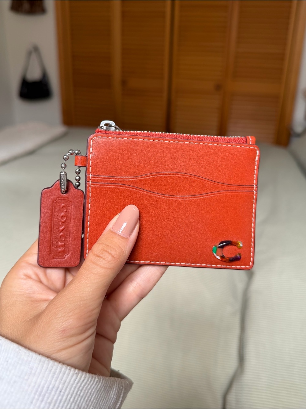 NWT Coach Orange Wallet